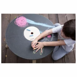 Table de jeu en bois d'hévéa et plateau en planwood Enfant Bureaux, Tables Enfant