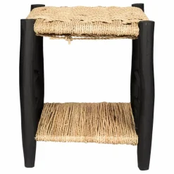 Online Table de nuit en bois peint et palme | Tables, Bureaux|Lits, Tables De Chevet