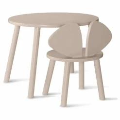 New Table et chaise Souris en bouleau | Enfant Bureaux, Tables Enfant