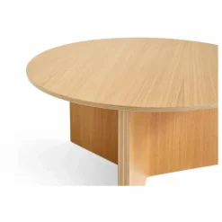 Discount Table Slit ronde en bois | Tables, Bureaux