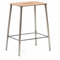 Outlet Tabouret Adam, assise en cuir | Chaises, Tabourets, Bancs