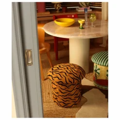Online Tabouret brodé Maya Tiger | Chaises, Tabourets, Bancs