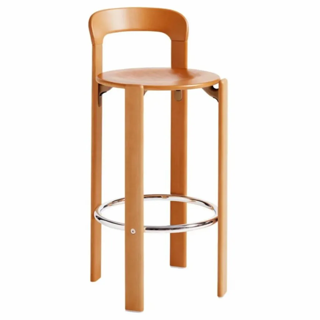 Discount Tabouret de bar Rey en bois laqué - Bruno Rey | Chaises, Tabourets, Bancs