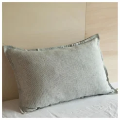 New Taie d'oreiller en lin lavé | Linge De Lit