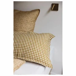 Sale Taie d'oreiller en lin lavé vichy | Linge De Lit