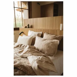 Clearance Taie d'oreiller en lin lavé rayé | Linge De Lit