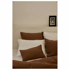 Clearance Taie d'oreiller en lin lavé vichy | Linge De Lit