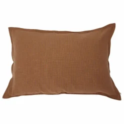 Clearance Taie d'oreiller en lin lavé vichy | Linge De Lit