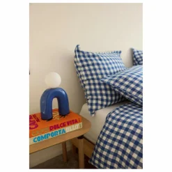 Hot Taie d'oreiller en lin Vichy | Linge De Lit