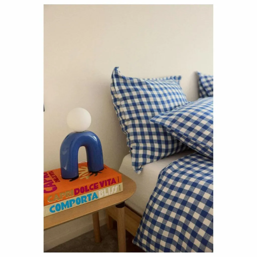 Hot Taie d'oreiller en lin Vichy | Linge De Lit