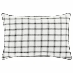 Online Taie d'oreiller Highlands en lin lavé | Linge De Lit