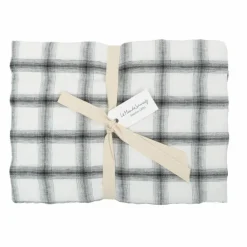 Online Taie d'oreiller Highlands en lin lavé | Linge De Lit