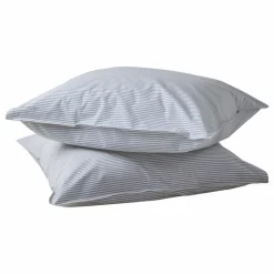 New Taie d'oreiller Striped en Coton Bio - Set de 2 | Linge De Lit