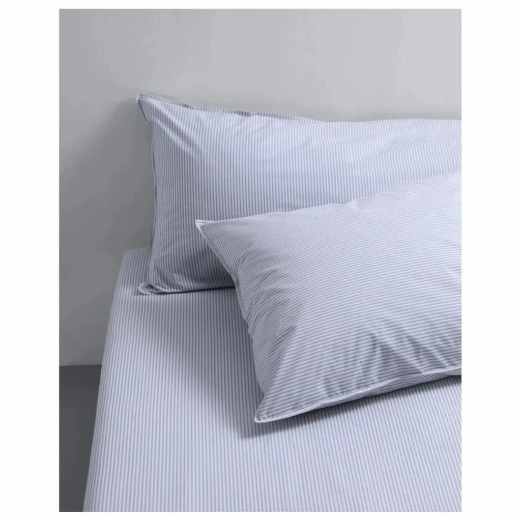 Outlet Taie d'oreiller Striped en percale organique | Linge De Lit