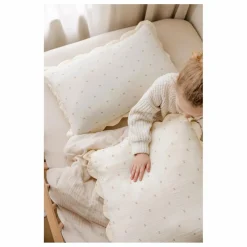 Online Taies d'oreiller Ribbon en coton bio - Set de 2 | Enfant Linge De Lit Enfant