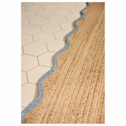 Outlet Tapis de couloir en jute Scallop | Tapis