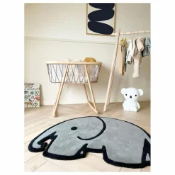 Tapis Eléphant Miffy | Enfant Tapis|Tapis Enfant