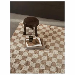 Clearance Tapis en jute et laine Check | Tapis