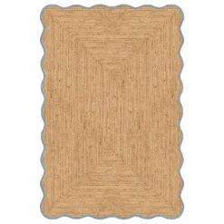 Outlet Tapis en jute Scallop | Tapis