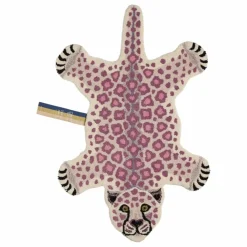 Outlet Tapis léopard Lilly | Lilas Enfant Tapis|Tapis Enfant