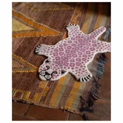 Outlet Tapis léopard Lilly | Lilas Enfant Tapis|Tapis Enfant