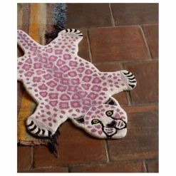 Outlet Tapis léopard Lilly | Lilas Enfant Tapis|Tapis Enfant