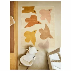 Tapis Oiseaux | Enfant Tapis|Tapis Enfant