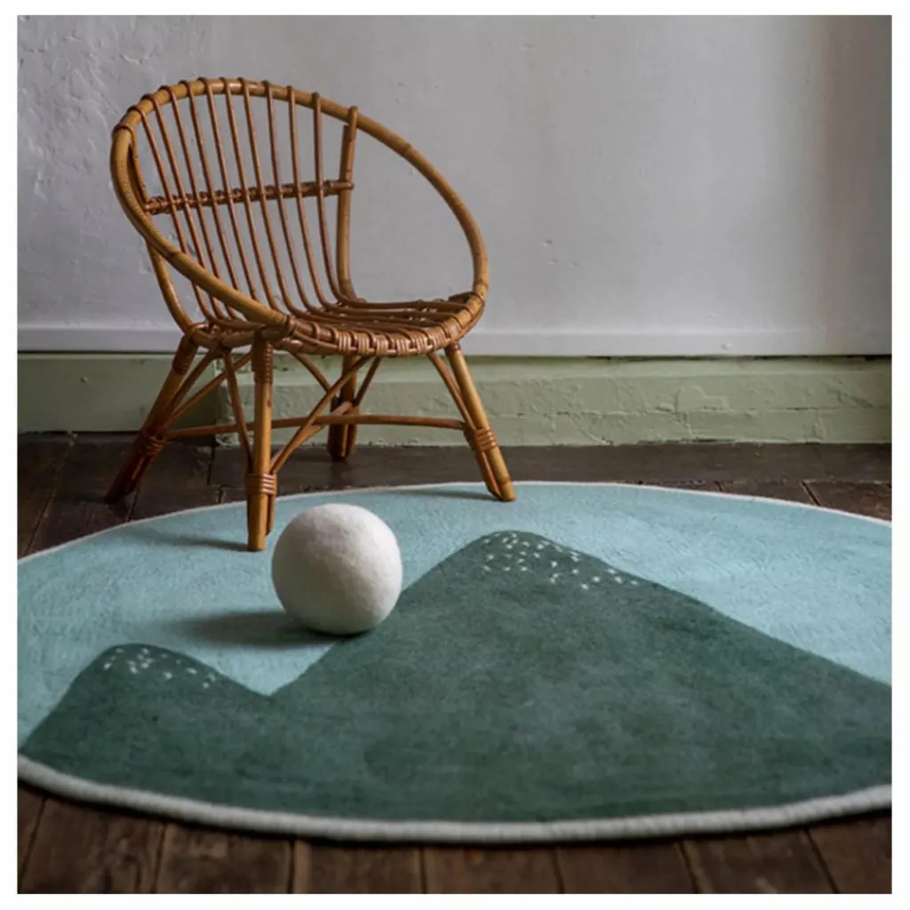 Outlet Tapis Pasu Montagne en feutre | Enfant Tapis|Tapis Enfant