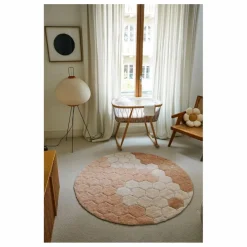 Hot Tapis rond Honeycomb | Enfant Tapis|Tapis Enfant
