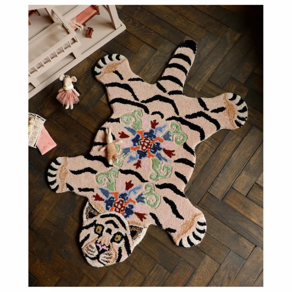 Discount Tapis tigre Mahee Majestic en laine | Enfant Tapis|Tapis Enfant