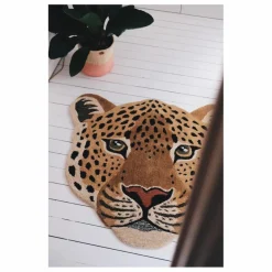 Outlet Tapis tête de léopard en laine Himani | Enfant Tapis|Tapis Enfant