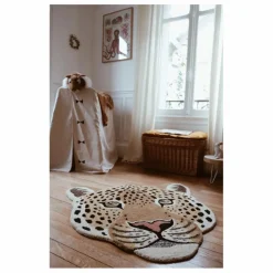 Outlet Tapis tête de léopard en laine Himani | Enfant Tapis|Tapis Enfant