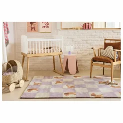 Sale Tapis Walter Damier | Lilas Enfant Tapis|Tapis Enfant