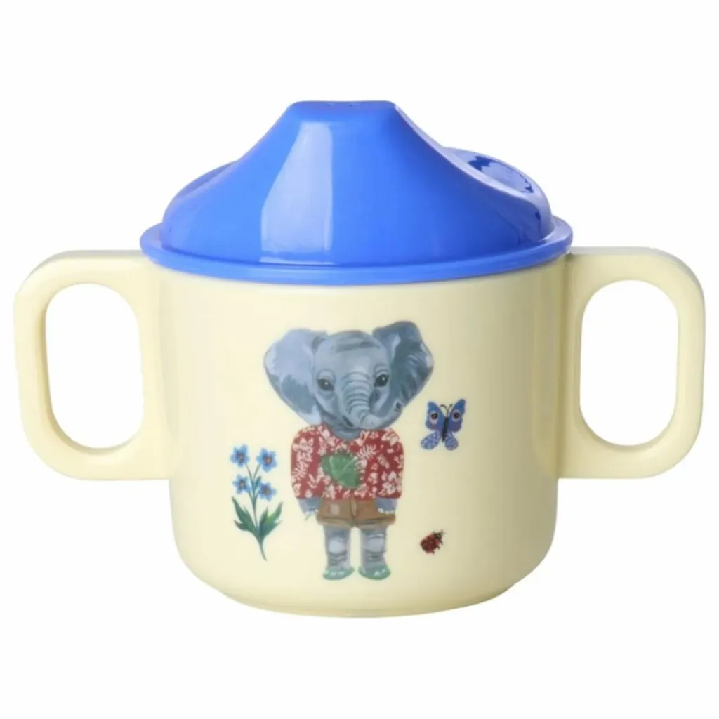 New Tasse d'apprentissage en mélamine Elephant - x Nathalie Lété | Tasses Et Gobelets D'Apprentissage|Premiers Repas