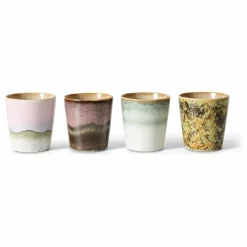Outlet Tasses à café en grès - Set de 4 | Art De La Table