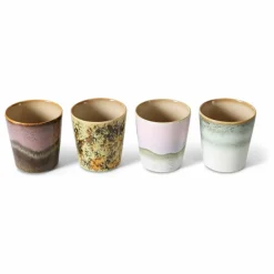 Outlet Tasses à café en grès - Set de 4 | Art De La Table