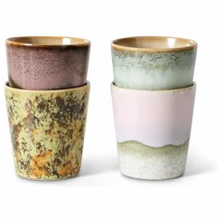 Outlet Tasses à café en grès - Set de 4 | Art De La Table