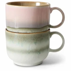 Hot Tasses en grès - Set de 2 | Art De La Table