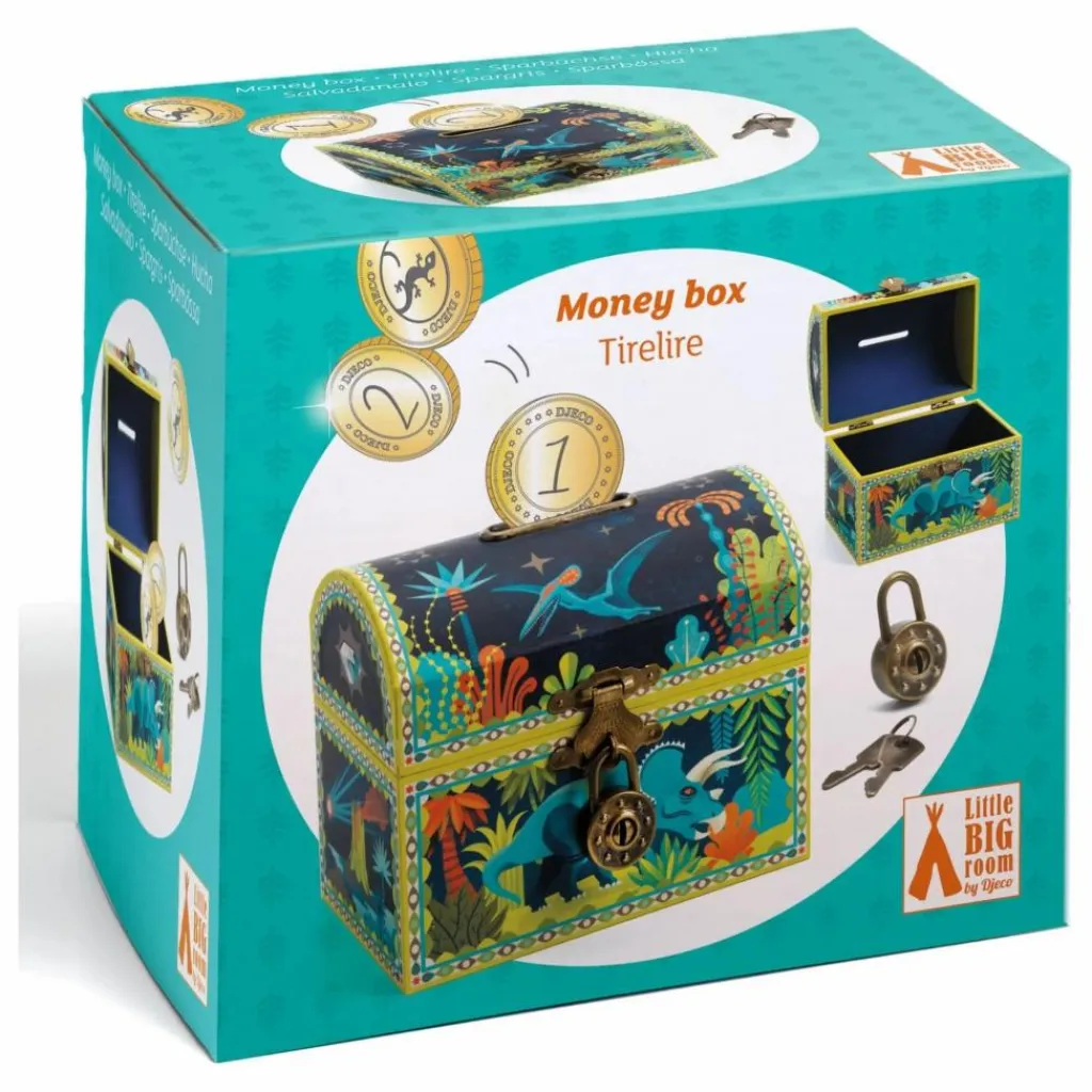 Hot Tirelire Dinosaure Enfant Patères, Paniers Enfant