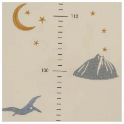 Clearance Toise Dino en coton bio Enfant Décoration Murale|Cadeau De Naissance