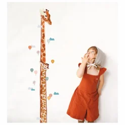 Toise Safari - FR Enfant Décoration Murale|Déco Murale Enfant