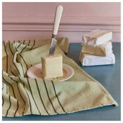 Outlet Torchon rayé en coton bio Piero | Linge De Table|Art De La Table