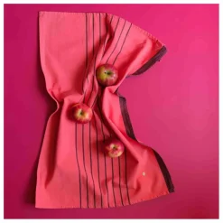 New Torchon rayé en coton bio Piero | Linge De Table|Art De La Table