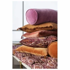 Traversin en velours | Lilas Coussins