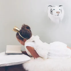 New Trophée Tigre | Enfant Décoration Murale|Déco Murale Enfant