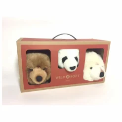 Discount Trophées Ours - Set de 3 Enfant Décoration Murale|Déco Murale Enfant