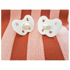 Sale Tétines rondes en caoutchouc naturel - Lot de 2 | Tétines|Puériculture