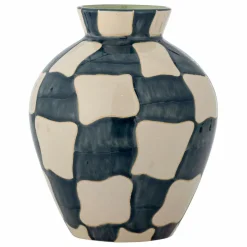 Vase Check en grès | Vases, Objets Déco