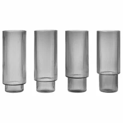 Discount Verres long Ripple - Set de 4 | Art De La Table